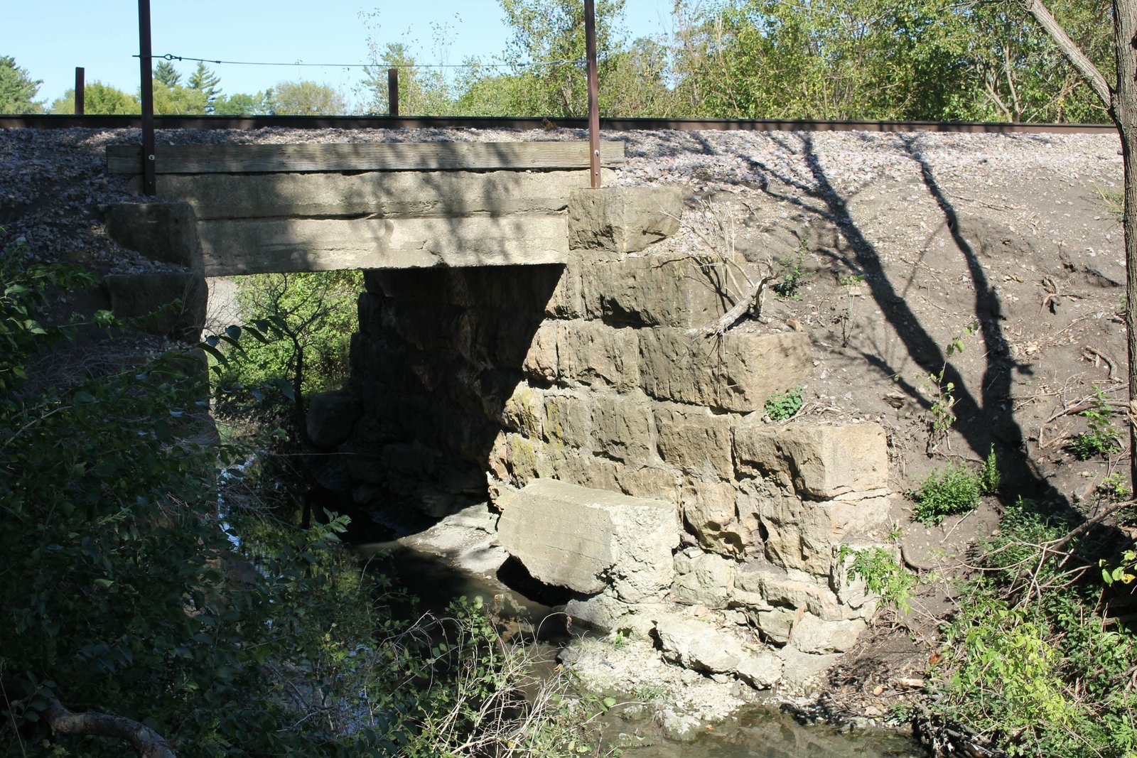 East abutment